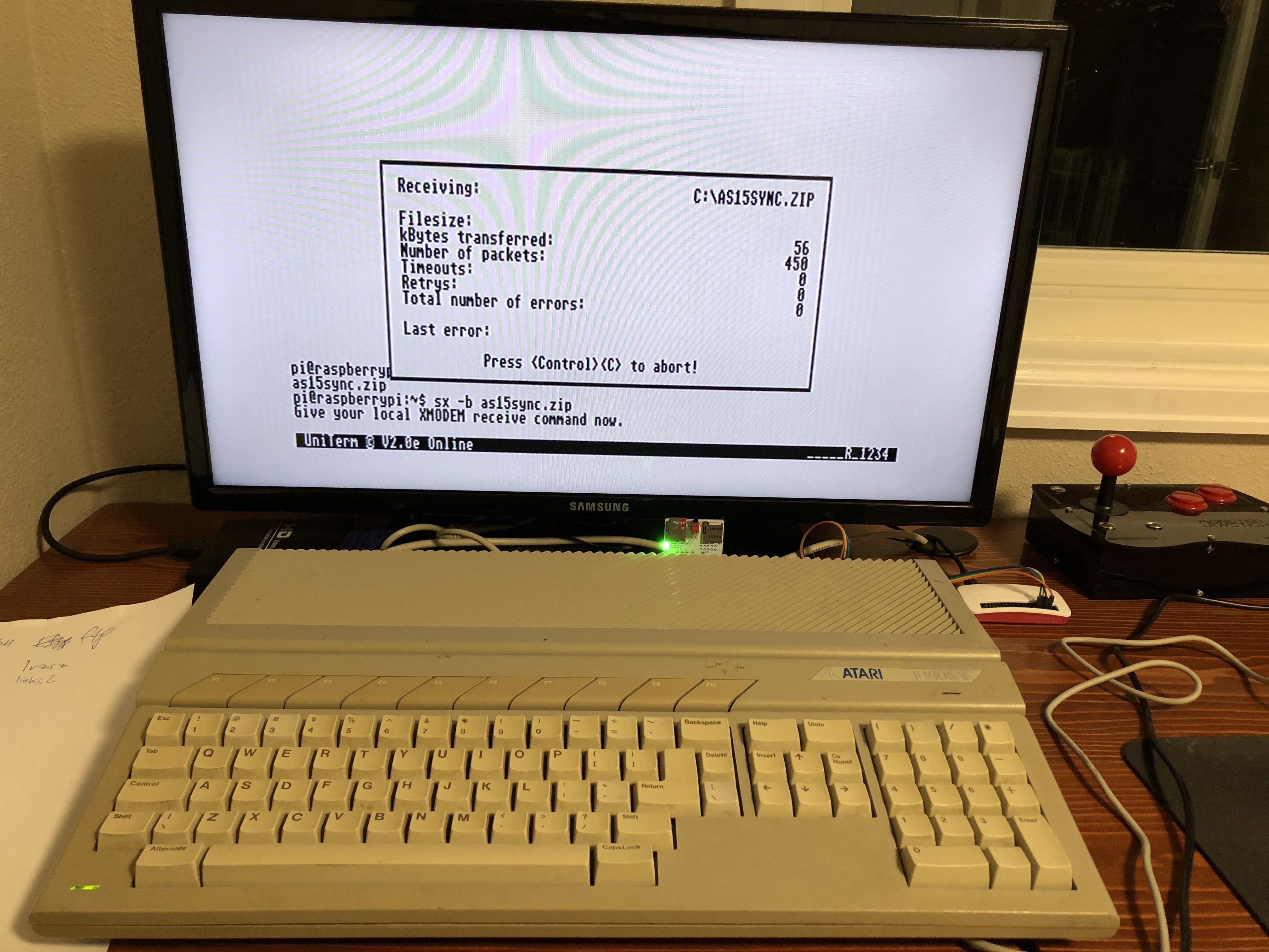 Atari 1040 ST terminal